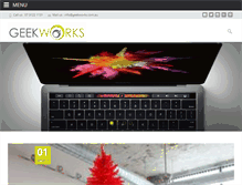 Tablet Screenshot of geekworks.com.au